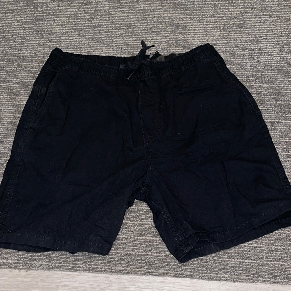 Men's Black Casual Shorts